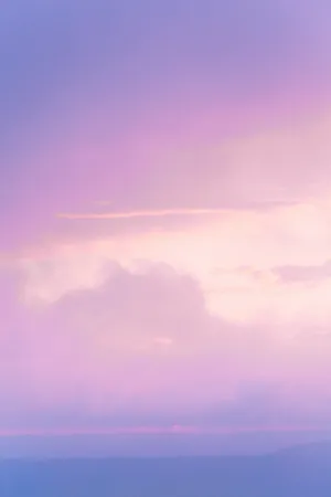 粉紫色天空唯美风景图片