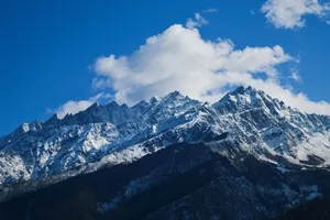 冬季雪山风景图片第1张