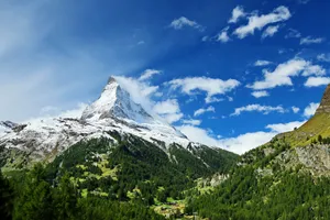高清山脉山峰图片第1张