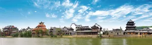台儿庄顺河街景摄影图片第1张