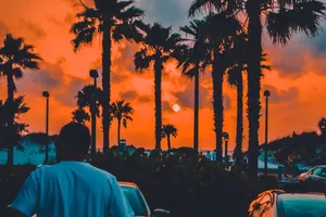 黄昏夕阳风景图片_1