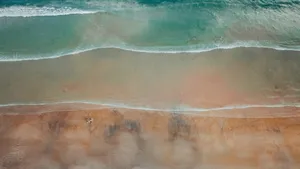 宁静海边唯美风景图片_1