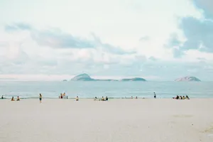 小清新夏天海边图片