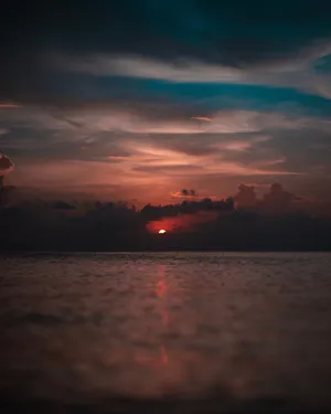 唯美落日夕阳图片第1张
