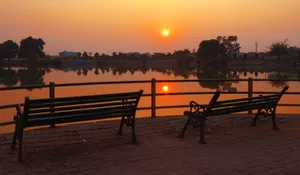 夕阳西下意境图片_1