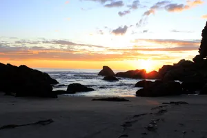 海边夕阳唯美风景图片第1张