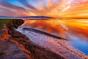 唯美夕阳风景图片第1张