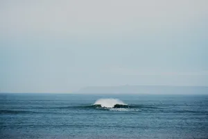 辽阔蓝色大海风景图片