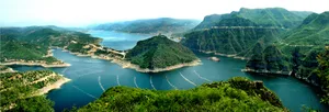 黄河三峡全景图片_1