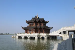 水上建筑风景图片
