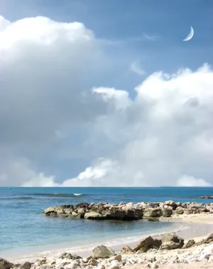 海边天空风景图片