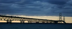 海上大桥风景图片