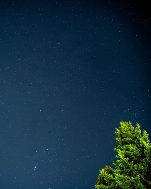 高清蓝色星空素材图片