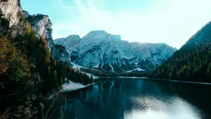 高清幽静的湖泊图片_3