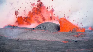 壮观的火山爆发图片_6