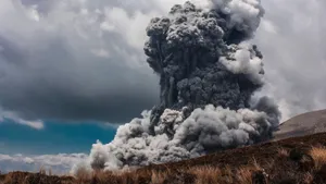 壮观的火山爆发图片_7