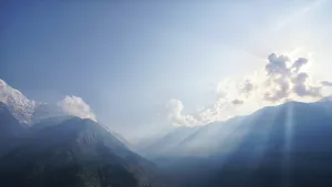 尼泊尔喜马拉雅山风景图片