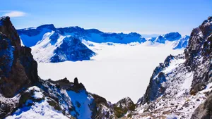 长白山雪景风景图片_4