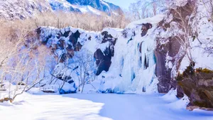 长白山雪景风景图片_6