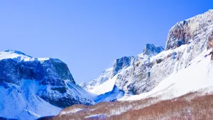 长白山雪景风景图片_9