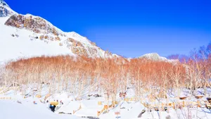 长白山雪景风景图片_10