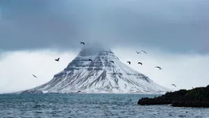 高清雪山景色图片_4