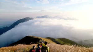 武功山云海风景图片_4