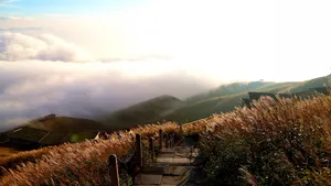 武功山云海风景图片_5