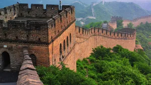 北京万里长城风景图片_8