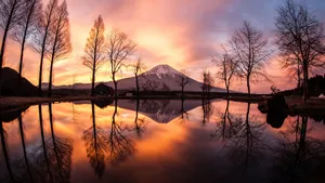 富士山风景图片壁纸_4