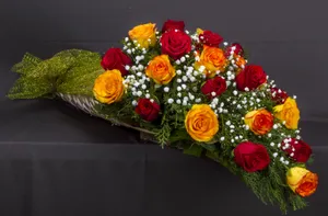 彩色玫瑰花束图片_1