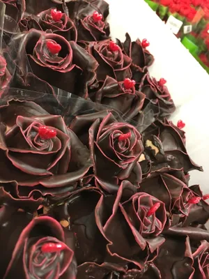 巧克力玫瑰花图片_1