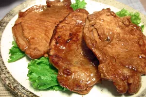 煎熟的猪排图片第张