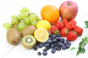 蓝莓和草莓和柠檬和橙子还有猕猴桃图片第张