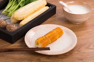 中式早餐油条图片第张