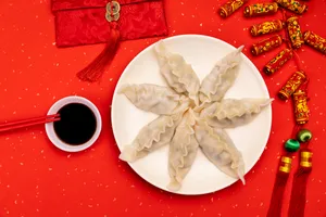 冬至鲜香好吃煮熟的饺子图片第张