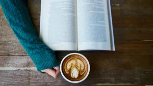 香浓四溢的咖啡拉花图片第张