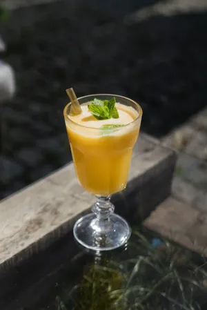 加薄荷的饮料图片第张