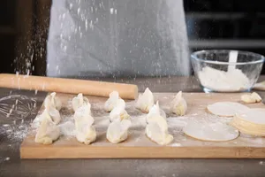 制作饺子的过程图片第张