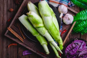 绿色鲜嫩的茭白图片第张