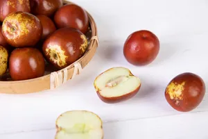 清脆爽口的新鲜冬枣图片第张