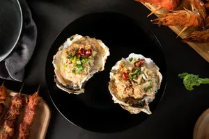 好吃的烧烤扇贝粉丝图片第张