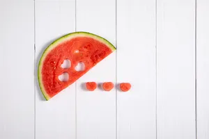 夏日清爽冰镇西瓜图片第张