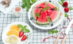 夏日冰镇西瓜图片第张