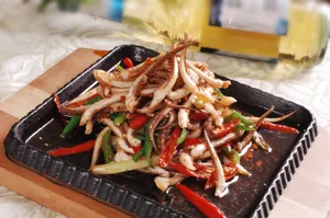 味道超棒的铁板鱿鱼须图片第张