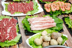 美味火锅肉片图片第张