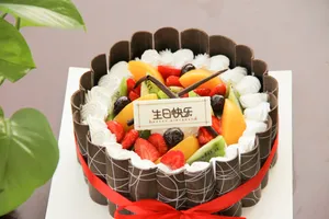 好吃的鲜奶生日蛋糕图片第张