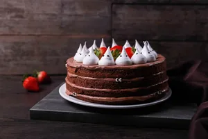 香甜美味的水果蛋糕图片第张