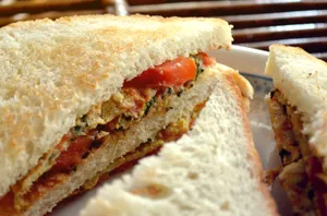 美味诱人的三明治图片第张