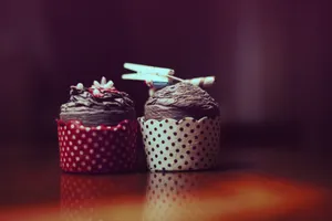 香喷喷的纸杯蛋糕图片第张